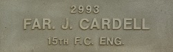 Image of plaque on tree S046 for John Cardell