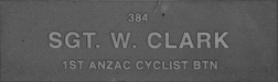 Image of plaque on tree N055 for William Clark