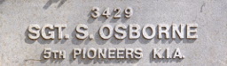 Image of plaque on tree S204 for Sydney Osborne